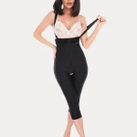 High waist pants below knee (Front close)